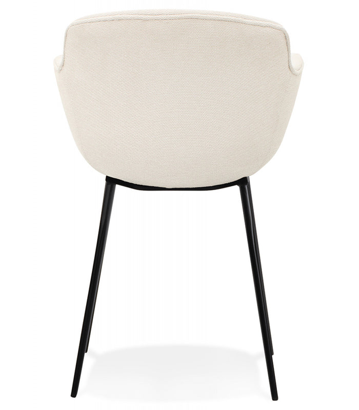 ALTEREGO NEGRONI Stoel met armleuningen - Beige