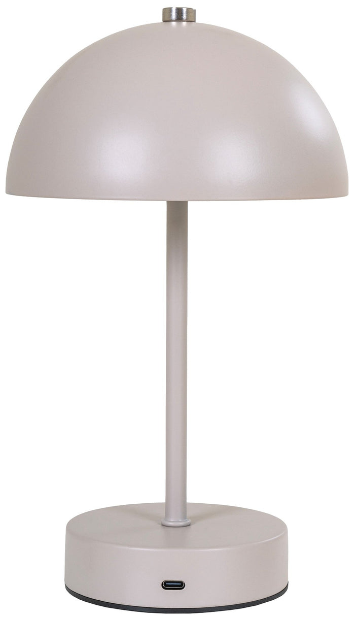 House Nordic Holt Zand LED Tafellamp Oplaadbaar