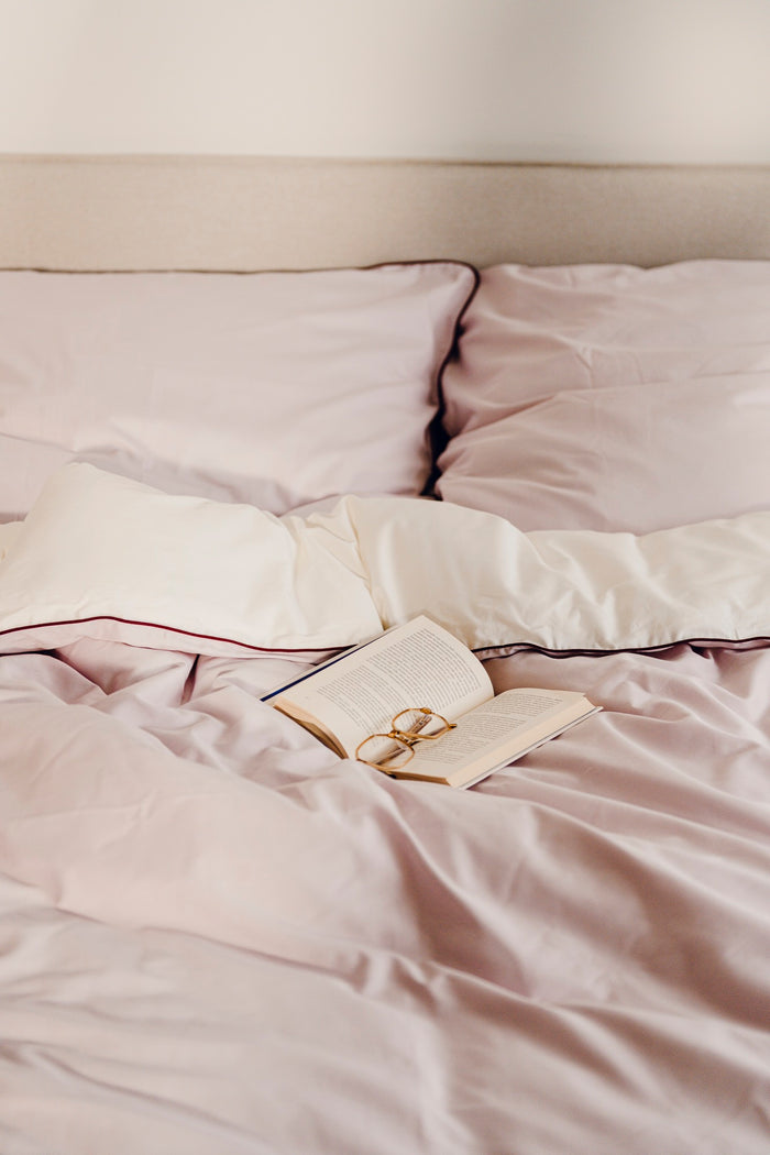 noo.ma OBA Dekbedovertrek - 200x200 cm - Pastel Lilac