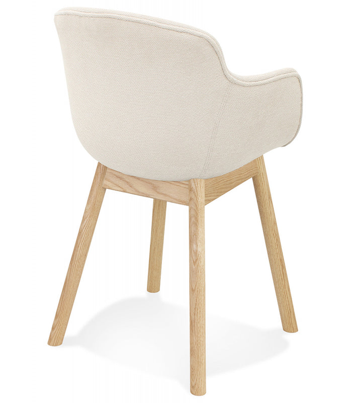ALTEREGO ROSSINI Stoel met armleuningen - Beige