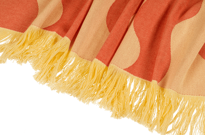 noo.ma NUGO Strandlaken - Pumpkin Orange & Mellow Yellow