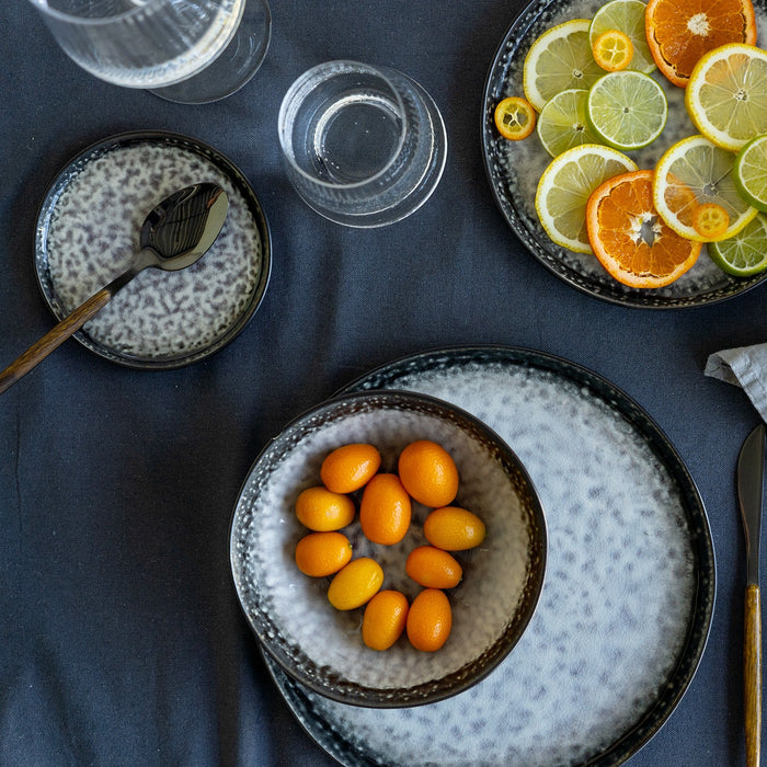 Kare Design Soho borden - grijs - 27cm - 4st