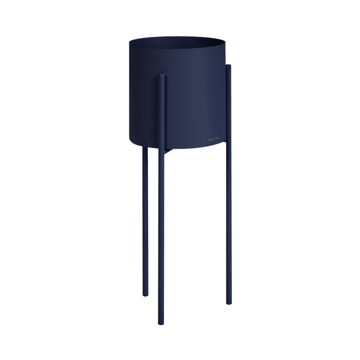 noo.ma MAKI Bloempot - lang - Storm Blue