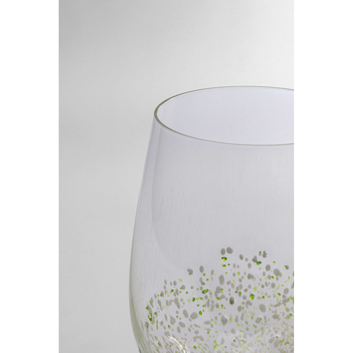 Kare Design Confetti wijinglazen - groen - 6st