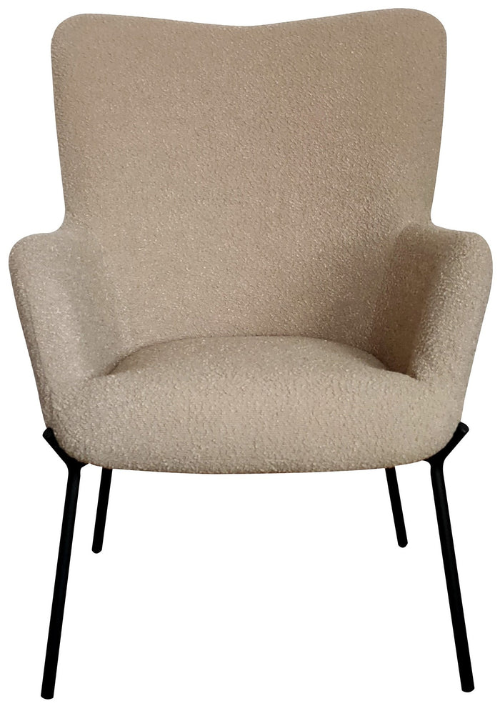 House Nordic Glasgow Bruin Bouclé Armstoel