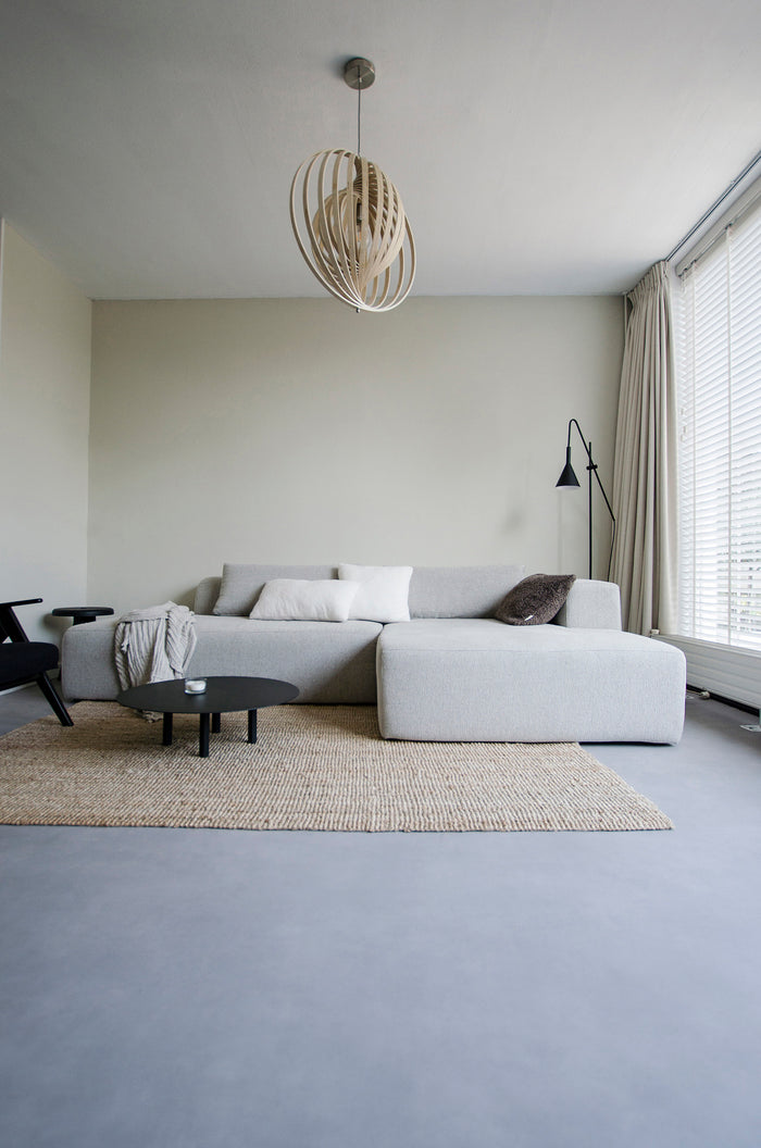 4X6 SOFA X6 modulaire hoekbank B rechts beige melange - 288 cm