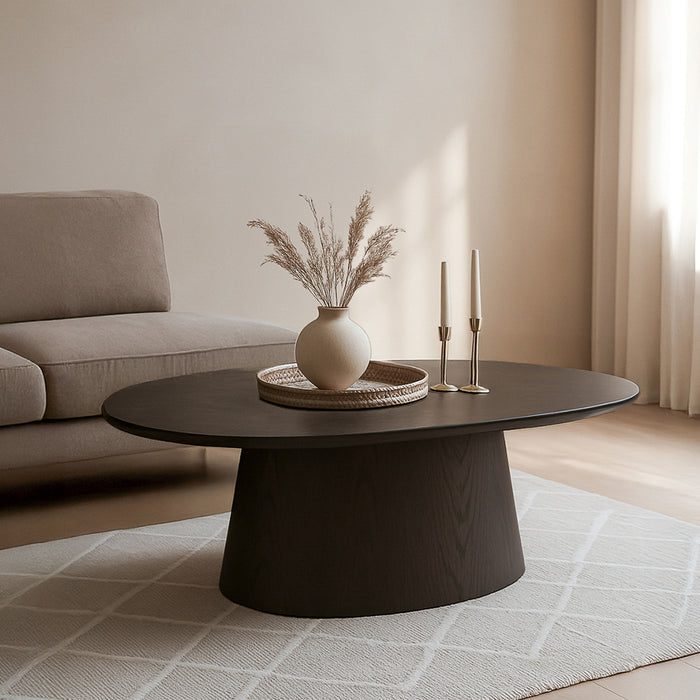 Livingfurn - Salontafel Bruin Eikenfineer - 120x70x36cm - Tobago