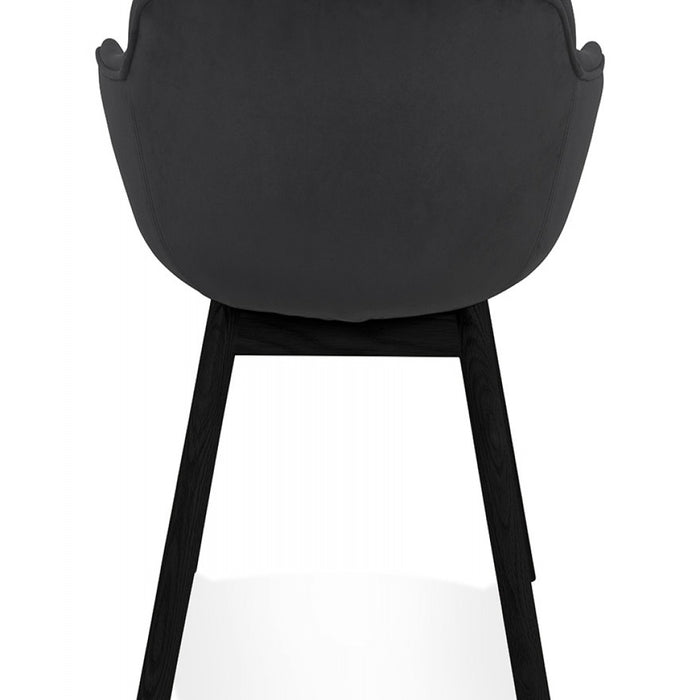ALTEREGO FRIDA Stoel met armleuningen - Zwart