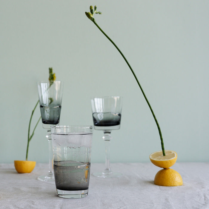 Kare Design Mimi waterglazen - grijs - 6st