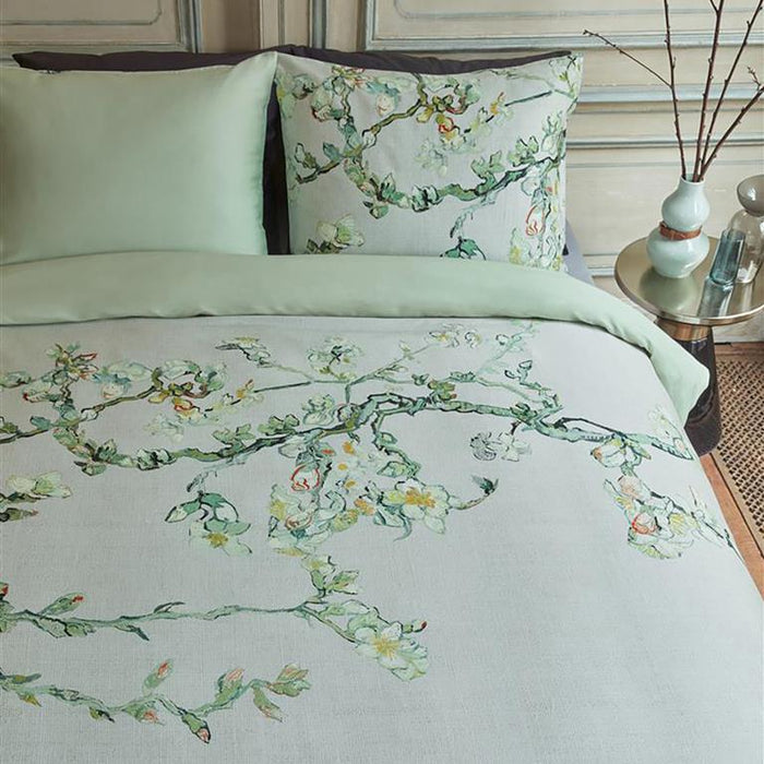 Beddinghouse x Van Gogh Museum Blossom Dekbedovertrek 140 x 200|220 cm - Grijs