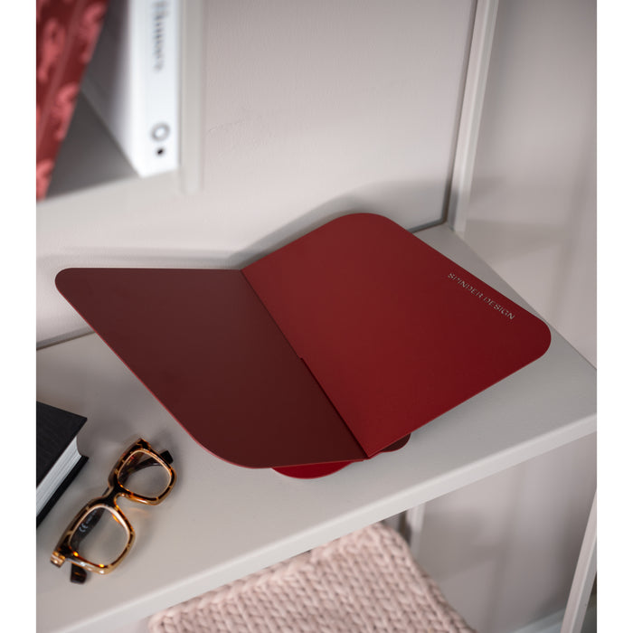 Spinder Design boekenstandaard Atalanta - Burgundy
