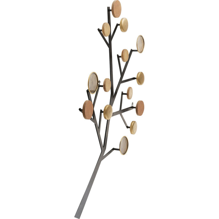 Kare Design Bubble Tree Wand Kapstok - 112cm - bruin