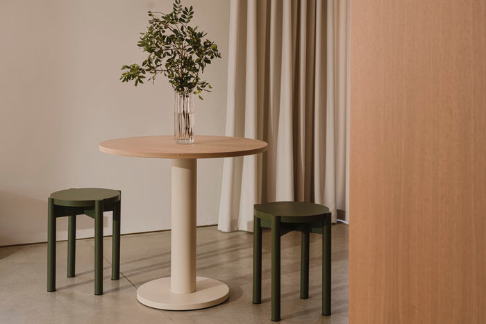 noo.ma SOOL Cafétafel - Oak & Piazza Beige