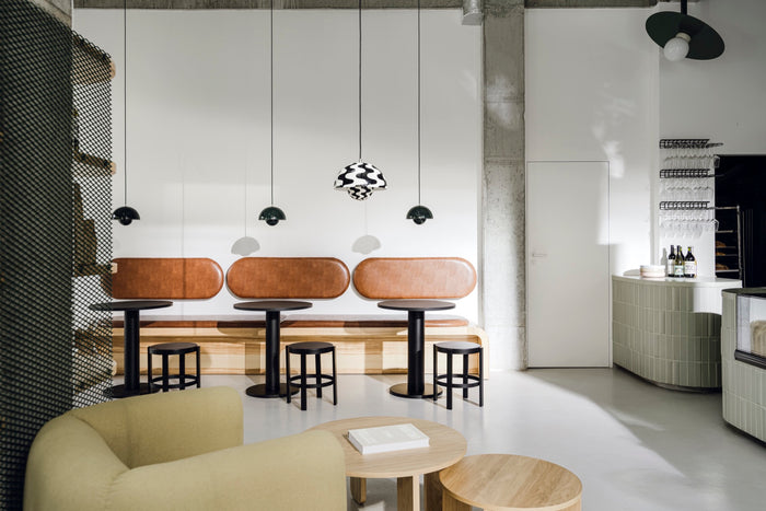 noo.ma SOOL Cafétafel - Black Oak & Vulcano Black