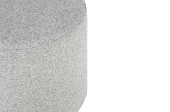 noo.ma FOLK Poef - Universal Grey Wool