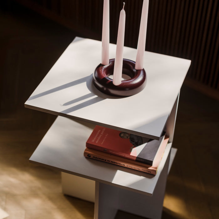 noo.ma ATIK Bijzettafel - Almond Grey