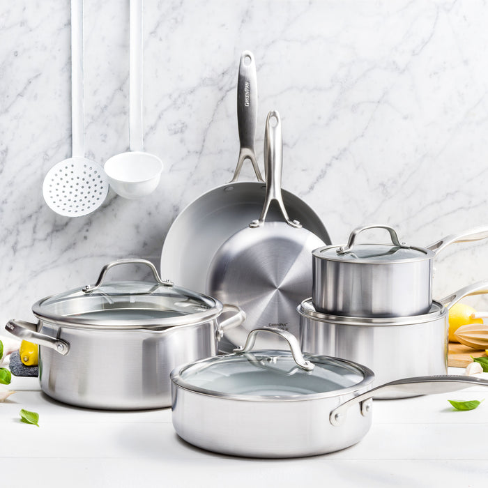 GreenPan Venice Pro Evershine 3-delige multikookset 24cm - PFAS-vrij