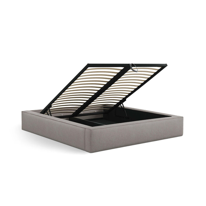 Micadoni Bedframe met opbergvak Simon 200x200 bouclé