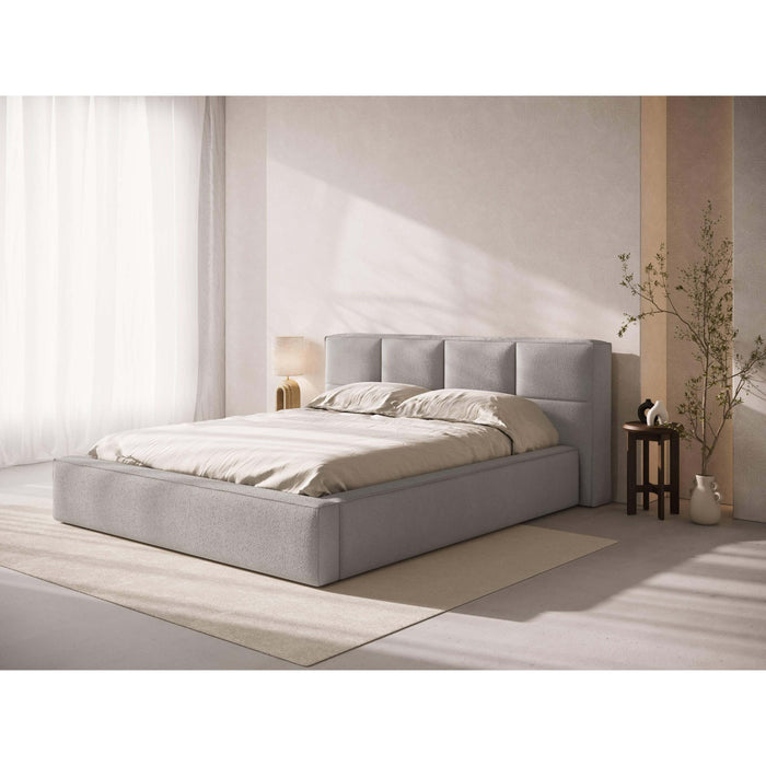Micadoni Bedframe met opbergvak Simon 180x200 bouclé
