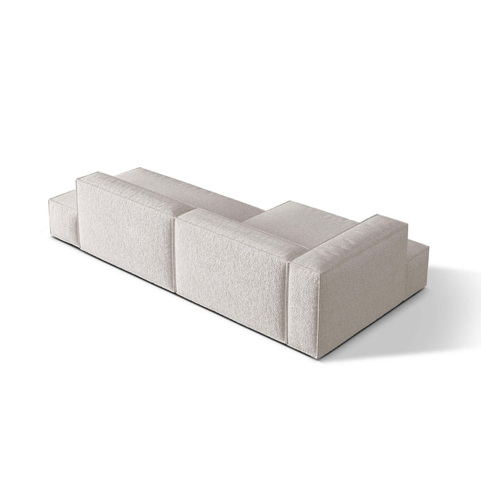 Micadoni Hoekbank Nuria 4-zits links bouclé