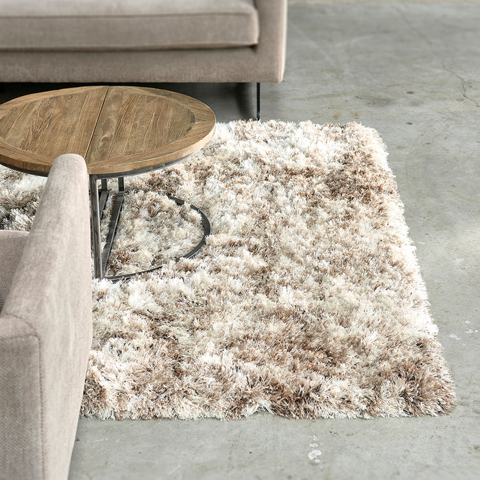 Rivièra Maison - Mesa Vista Lichtbruin Vloerkleed van 70% Wol en 30% PES 340x240 cm