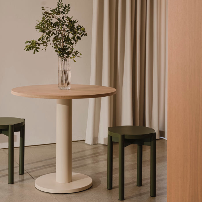 noo.ma SOOL Cafétafel - Oak & Piazza Beige