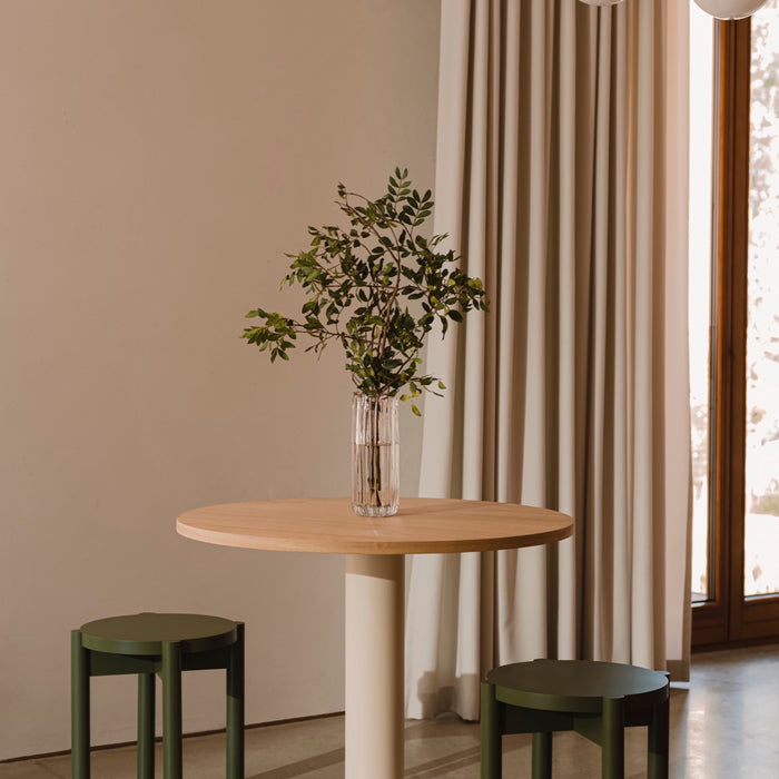 noo.ma SOOL Cafétafel - Oak & Piazza Beige