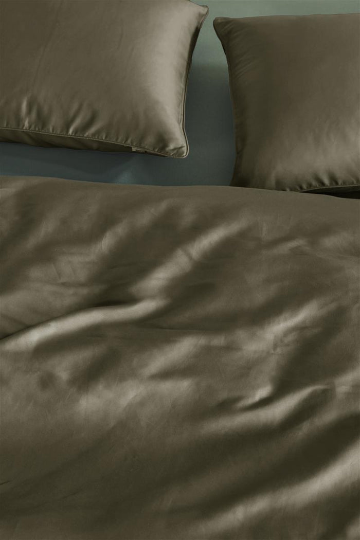 Beddinghouse Change dekbedovertrek - 260x200|220 - Olijfgroen