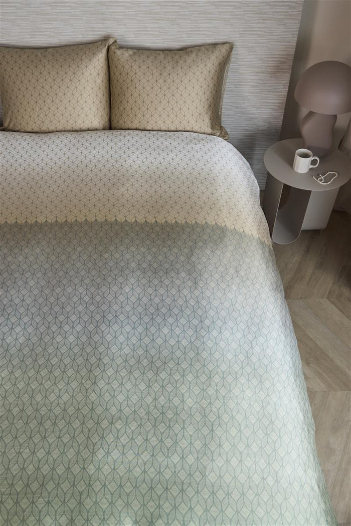 Beddinghouse Ariel dekbedovertrek - 140x200|220 - Blauw Groen
