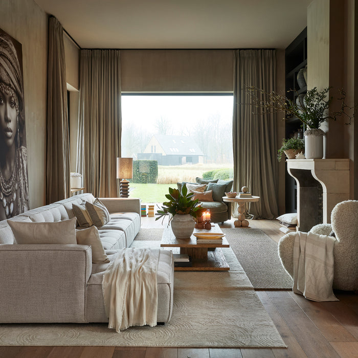 Riviera Maison Vaas Wit - Flourishing Bloemenvaas - Keramiek