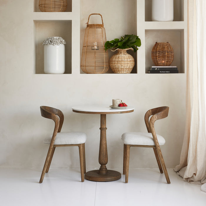 Riviera Maison Vaas Wit - Flourishing Bloemenvaas - Keramiek