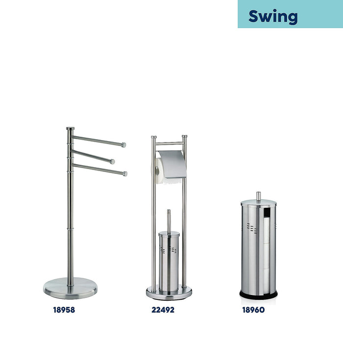 Kela - Swing Toiletrolhouder - Zilver - Kela