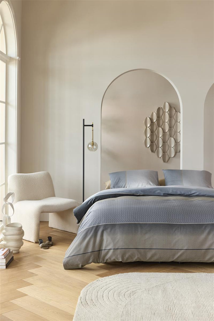 Kardol Mimic dekbedovertrek - 140x200|220 - Blauw