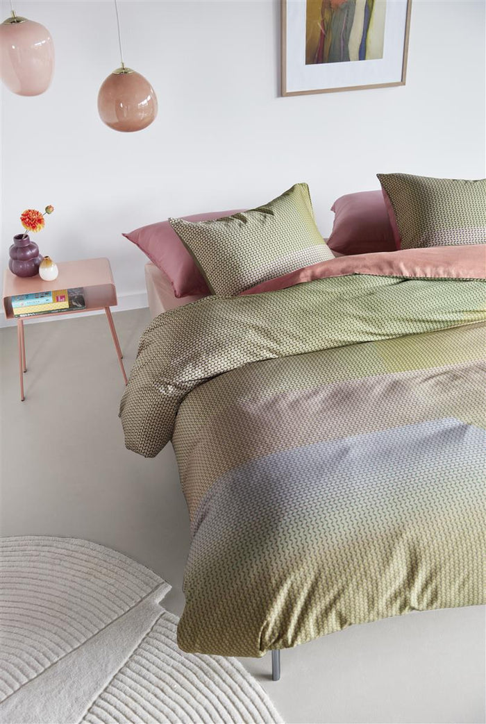 Beddinghouse Dutch Design Glossy dekbedovertrek - 140x200|220 - Groen