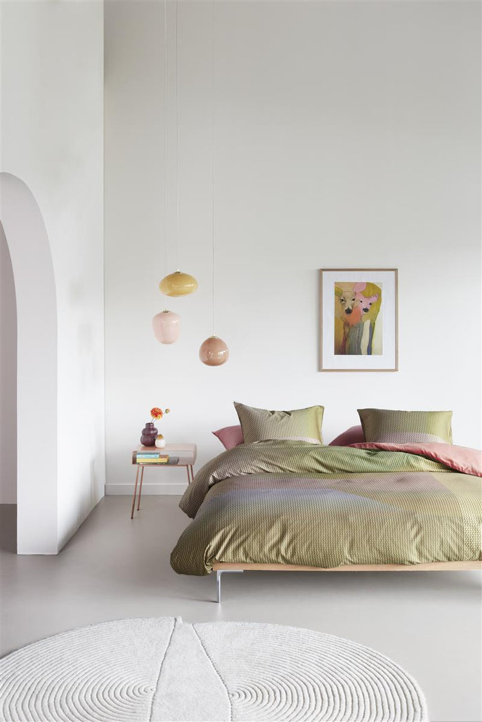 Beddinghouse Dutch Design Glossy dekbedovertrek - 140x200|220 - Groen