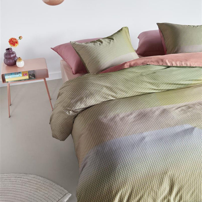 Beddinghouse Dutch Design Glossy dekbedovertrek - 200x200|220 - Groen