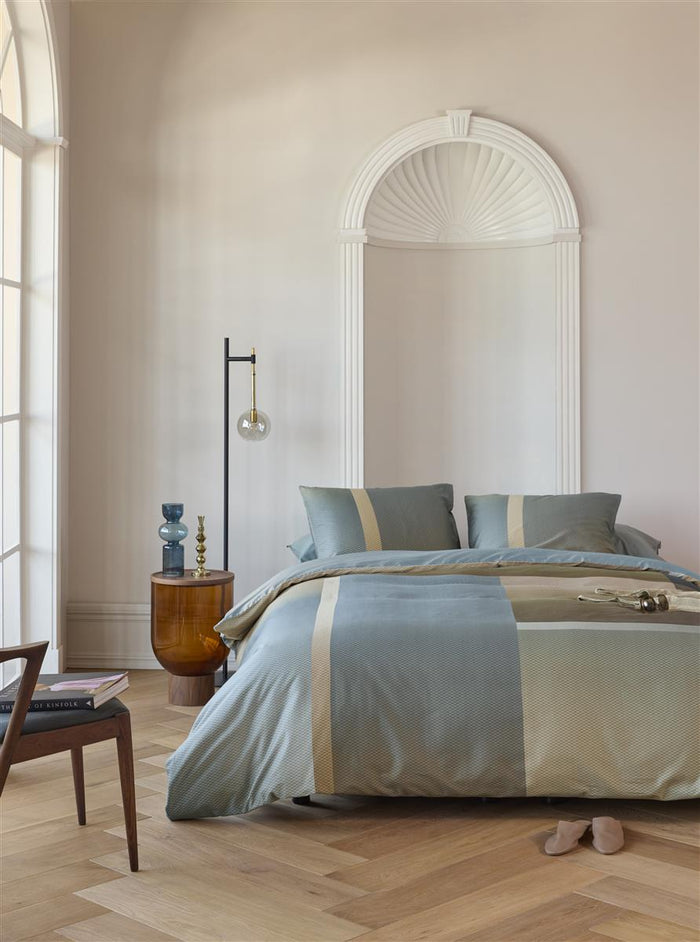 Kardol Sloane Square dekbedovertrek - 260x200|220 - Blauw Grijs
