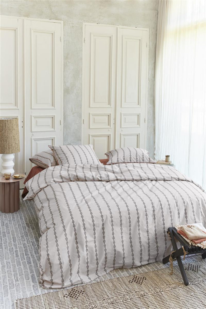 vtwonen Up Side Down dekbedovertrek - 140x200|220 - Zand