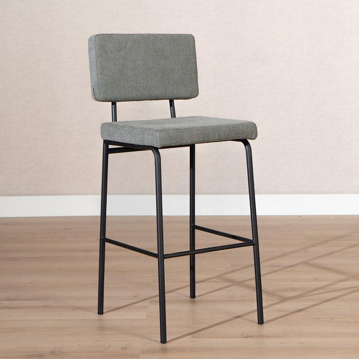 Bronx71 Scandinavische barkruk Espen groen gerecyclede stof 64-77 cm -