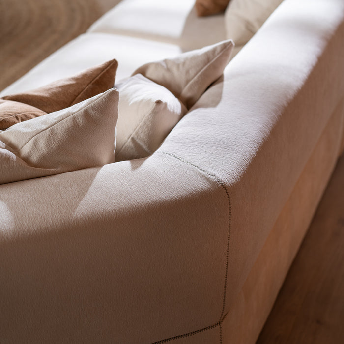 Bronx71 Scandinavische hoekbank July off white rechts