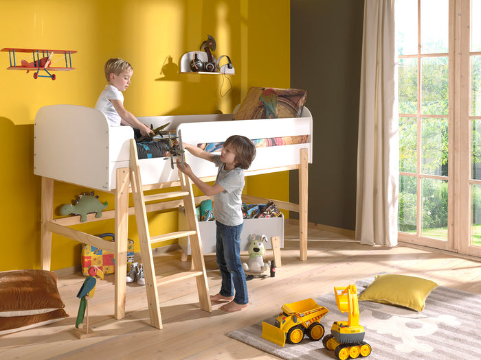 LUCEVI - Kiddy Halfhoogslaper 90x200cm - Wit