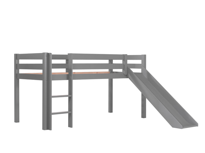 Vipack Pino Hoogslaper met Glijbaan en Zakjes Birdy - grijs