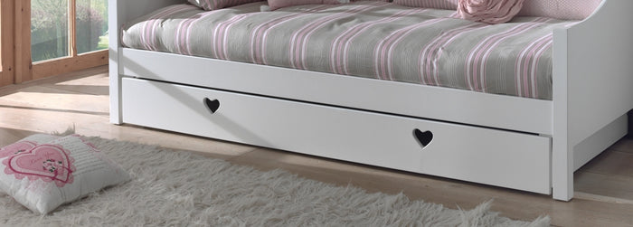 LUCEVI - Amori Rolbed|Opberglade - 90x200cm - Wit