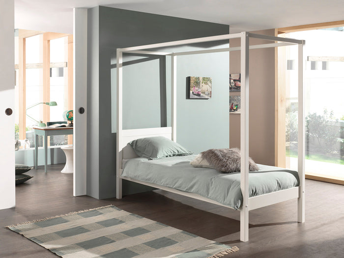 Vipack Pino Hoogslaper met glijbaan - naturel