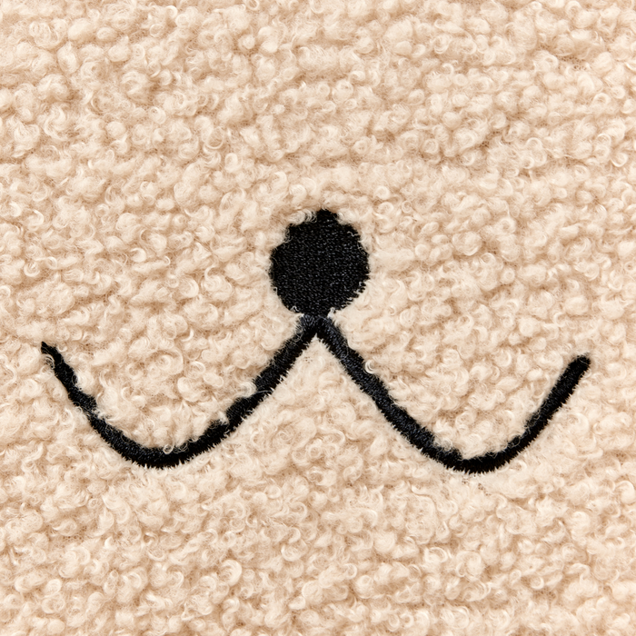 Beliani - ZOAR - Kinderfauteuil - Beige - Bouclé