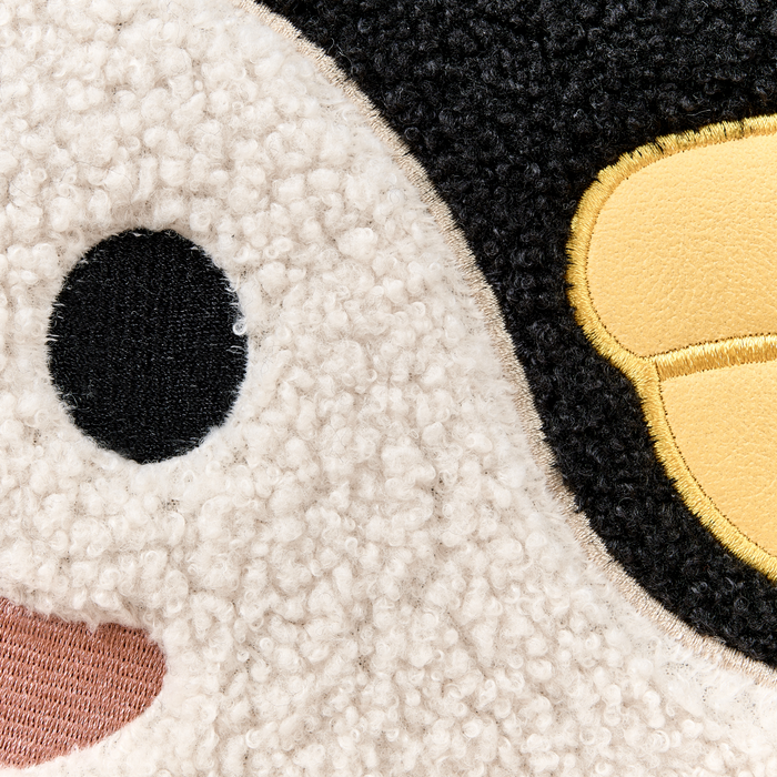 Beliani - FYN - Kinderfauteuil - Zwart - Bouclé