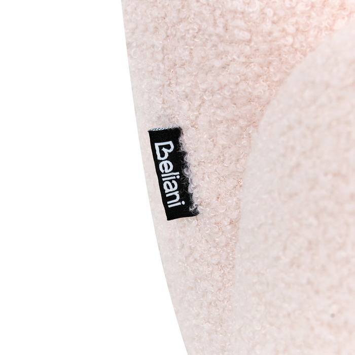 Beliani - HEM - Kinderfauteuil - Pastelroze - Bouclé