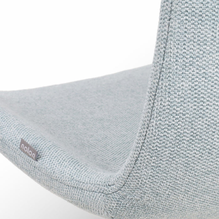 Nolon Nino-Fé Barkruk Lichtblauw - Zwart Onderstel - 75 cm