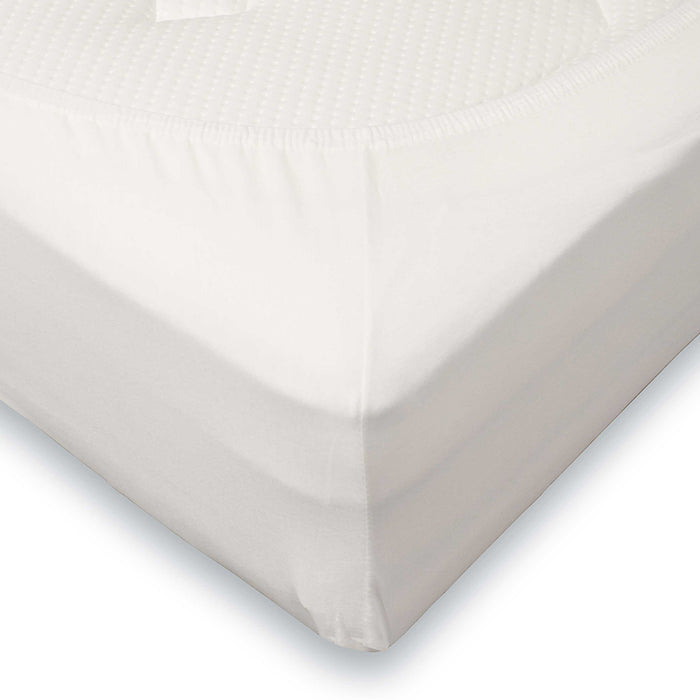 LINNICK Ledikant Baby Hoeslaken Jersey Stretch - ivoor 70x140|150cm