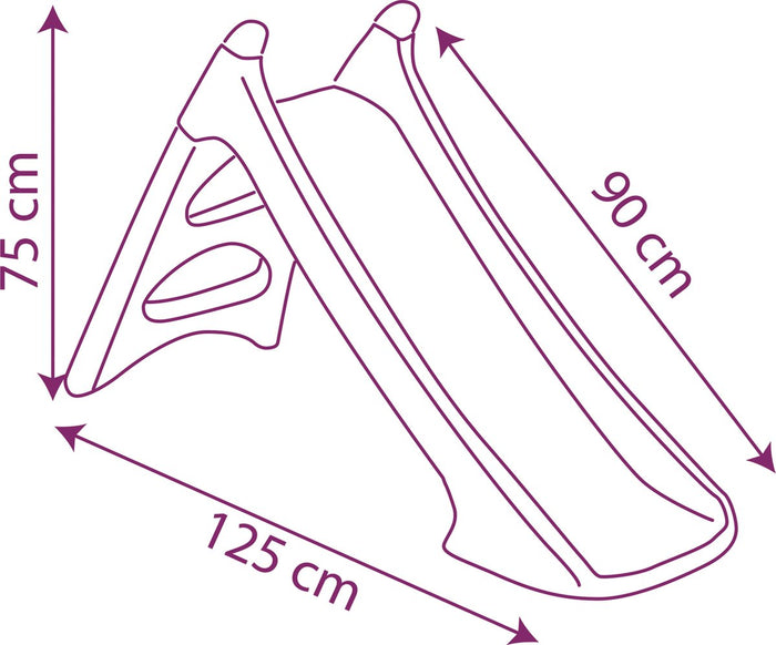 Smoby XS-glijbaan | 90 cm | met wateraansluiting | De IJskoningin